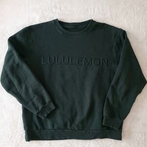 Lululemon Steady State Crewneck Sweater Size S Legacy Green Forest Dark Green
